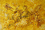 Beseelung der Elemente 1 2004  Acryl 95 x 140 cm