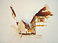 Radebeul Winzerstraße  Aquarell 50 x 70 cm