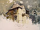 Klotzsche Villa  Aquarell 70 x 50 cm